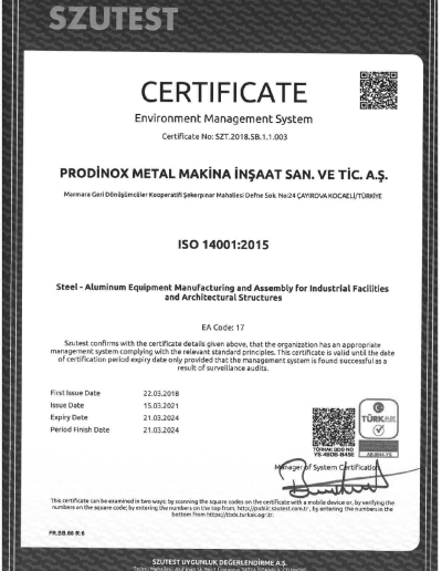 EN ISO 14001:2015