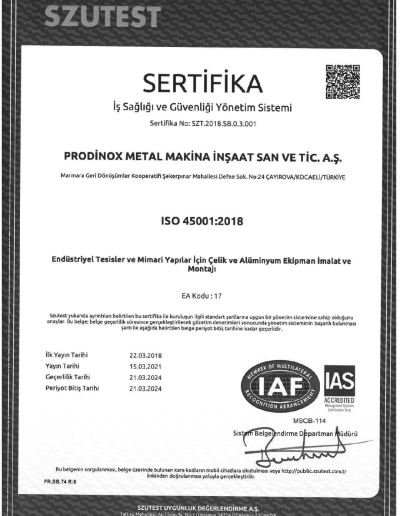 EN ISO 45001:2018