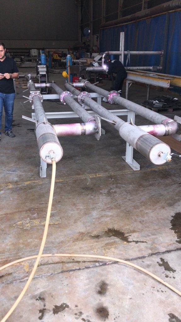 Graound Flare Hydro Testing